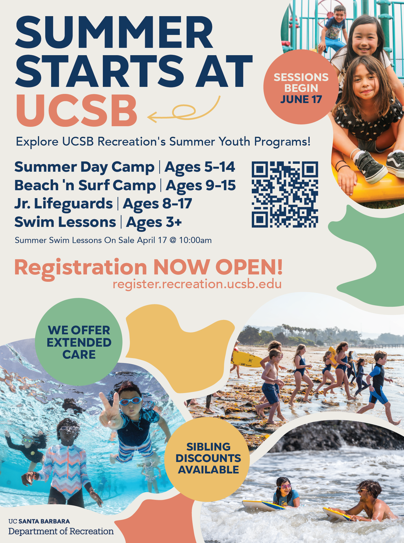 UCSB Recreation Summer Youth Programs