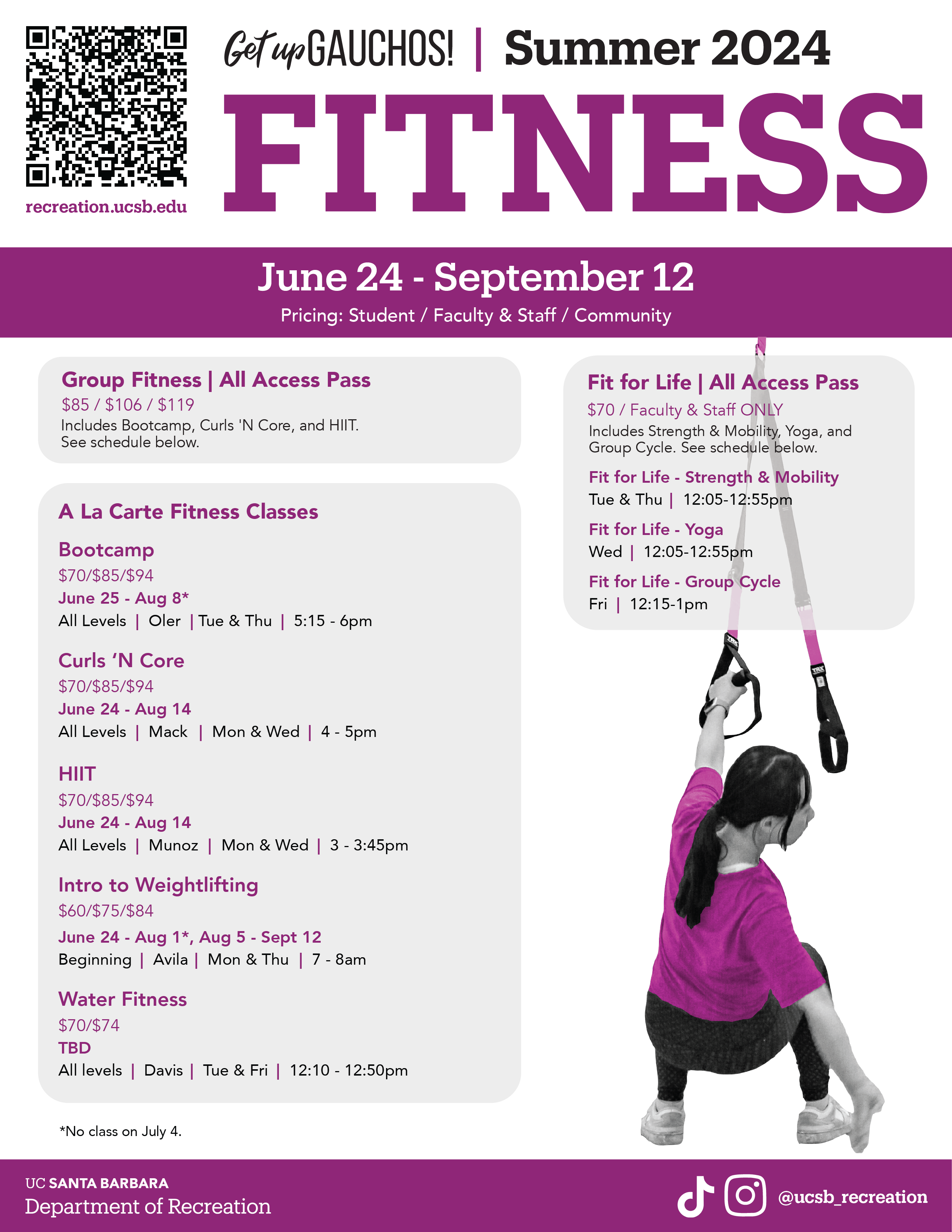 M24 Group Fitness Schedule