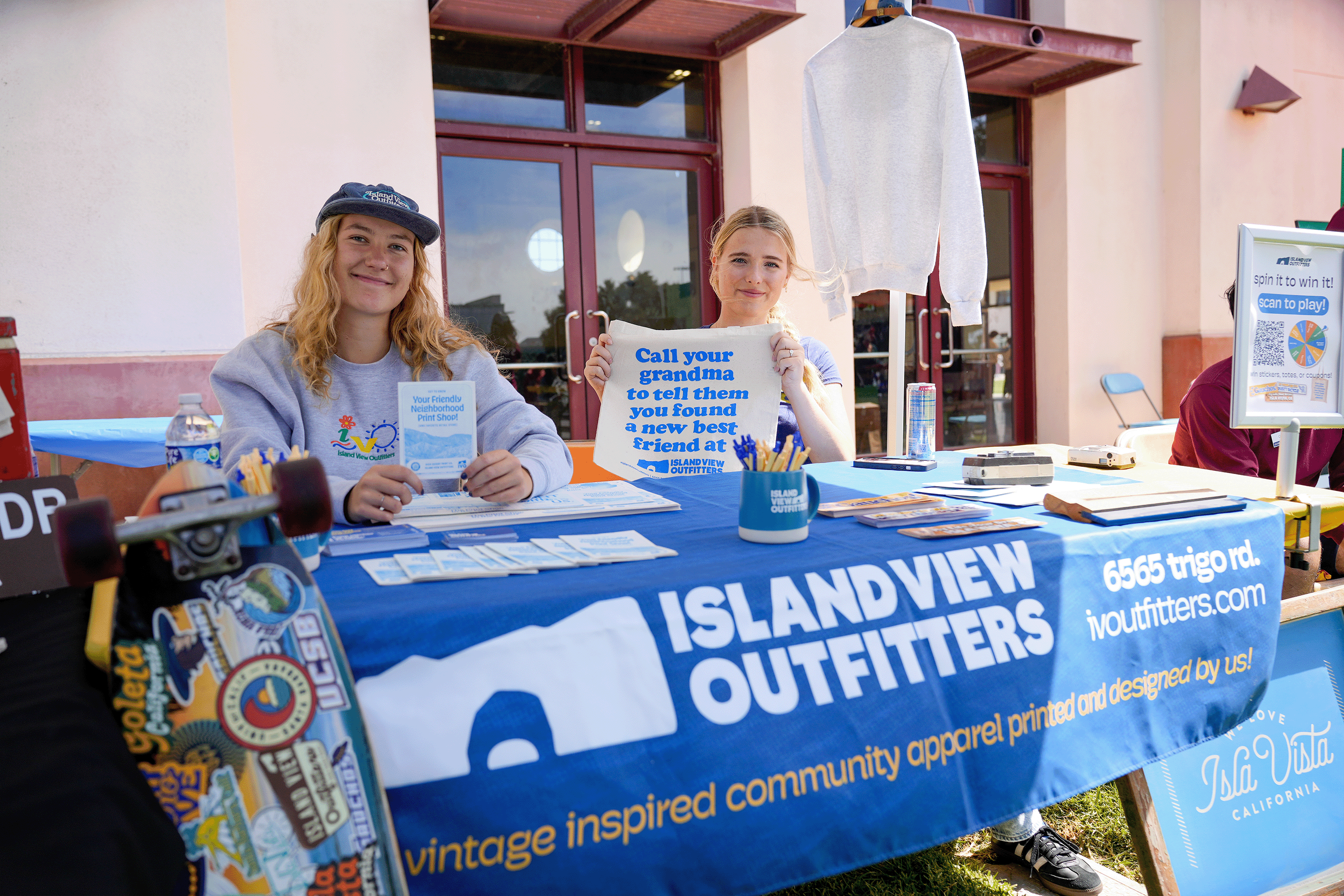 Island View Outfitters booth at Rec Fest
