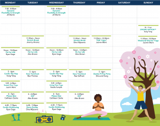 Get Up Gauchos Weekly Schedule