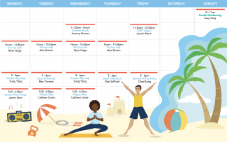Get Up Gauchos Weekly Schedule
