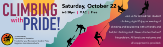 Climbing with Pride October 22 at 6pm
